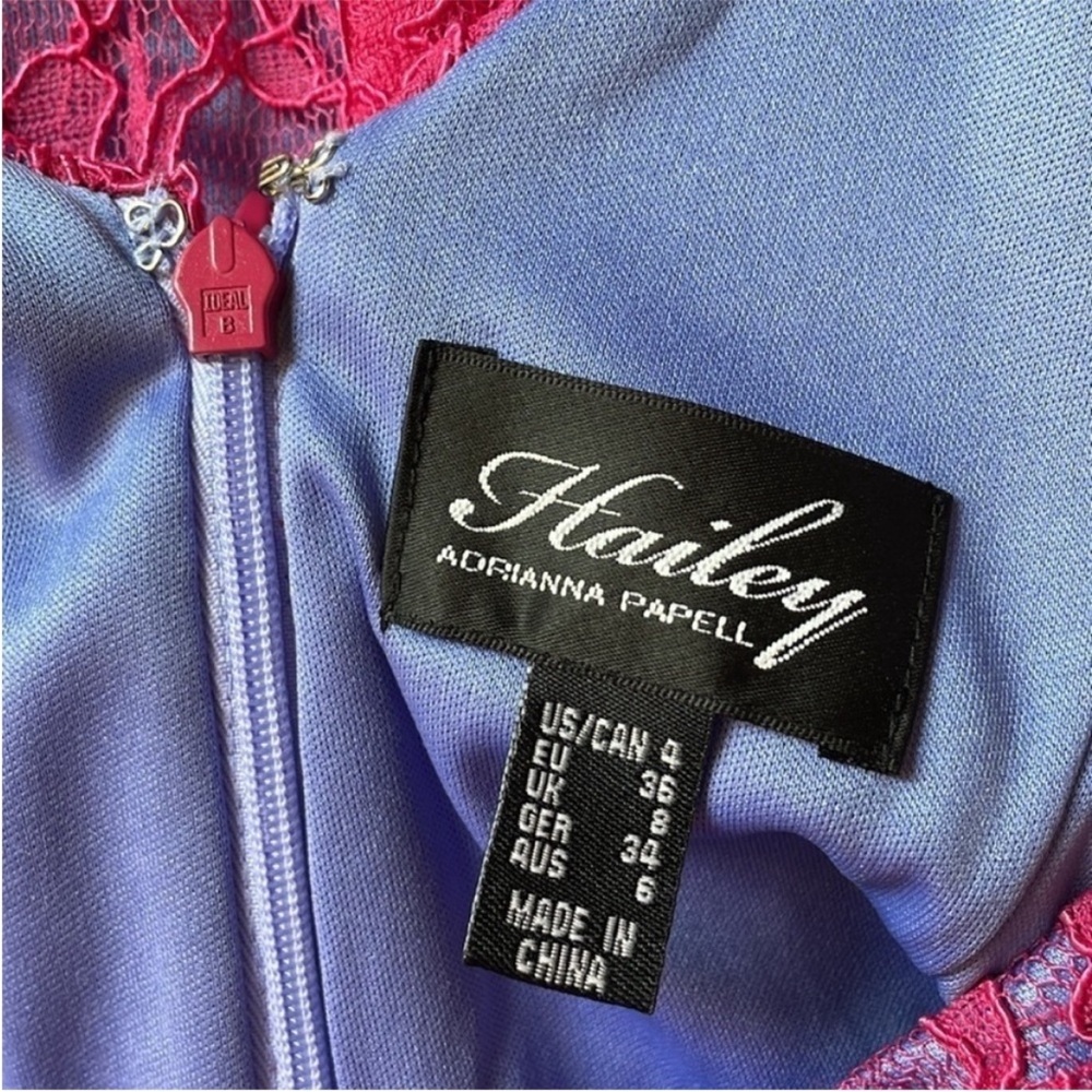 Adrianna Papell Hailey Floral Lace Fit & Flare Dress.4. NWT. $159! - Picture 3 of 13